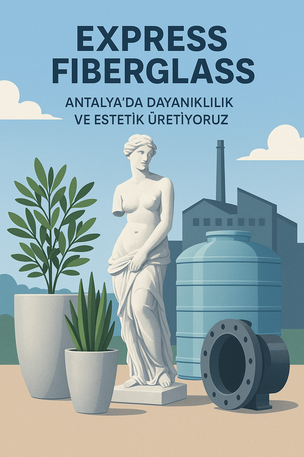 Express Fiberglass Fiber Saksıları ile Türkiye’nin Her Köşesinde Estetik ve Dayanıklılık